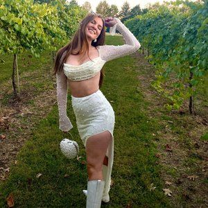 Oh Polly Pearl Crop Top